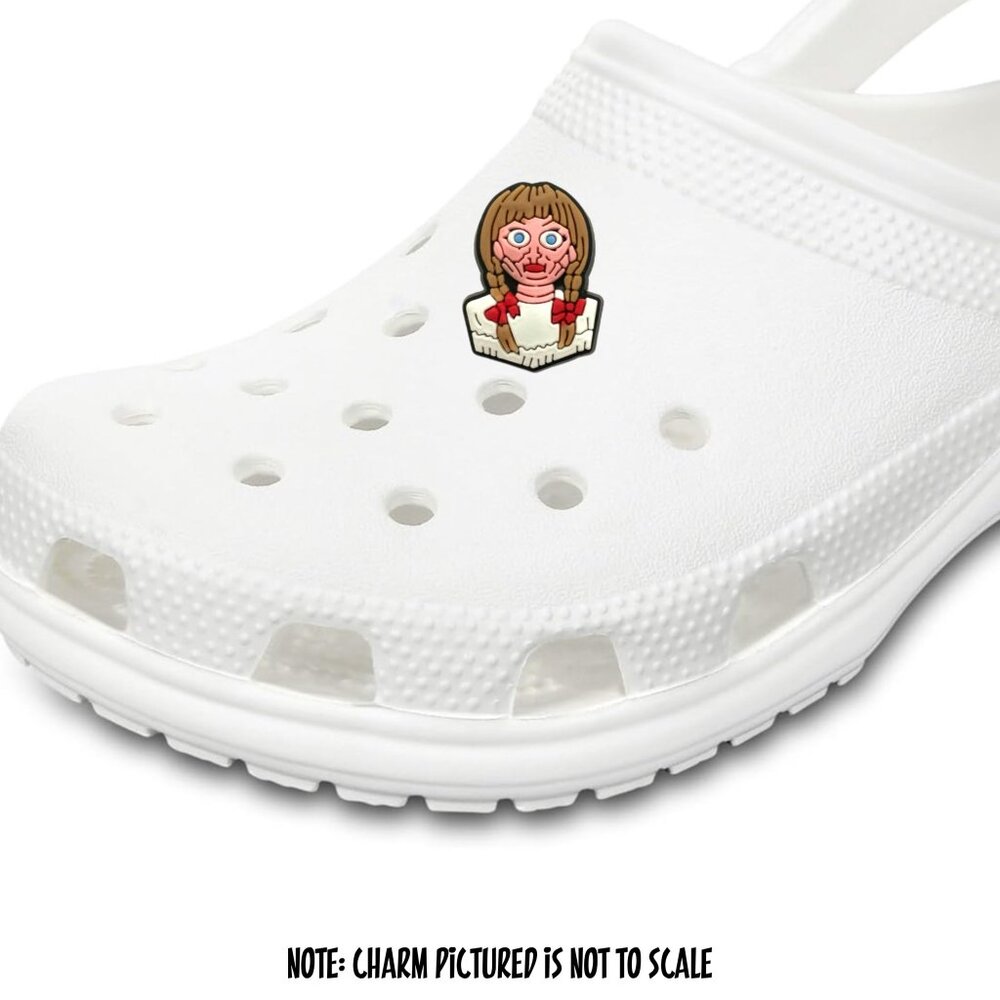 Annabelle Conjuring Horror Doll Red White Croc Charm